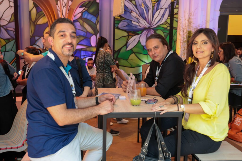Thiago Martinez, da BRT, Ricardo Braga Campos, da Pousada Arte de Natureza, e Cristiane Maria Carezzato, da Natureza Tour