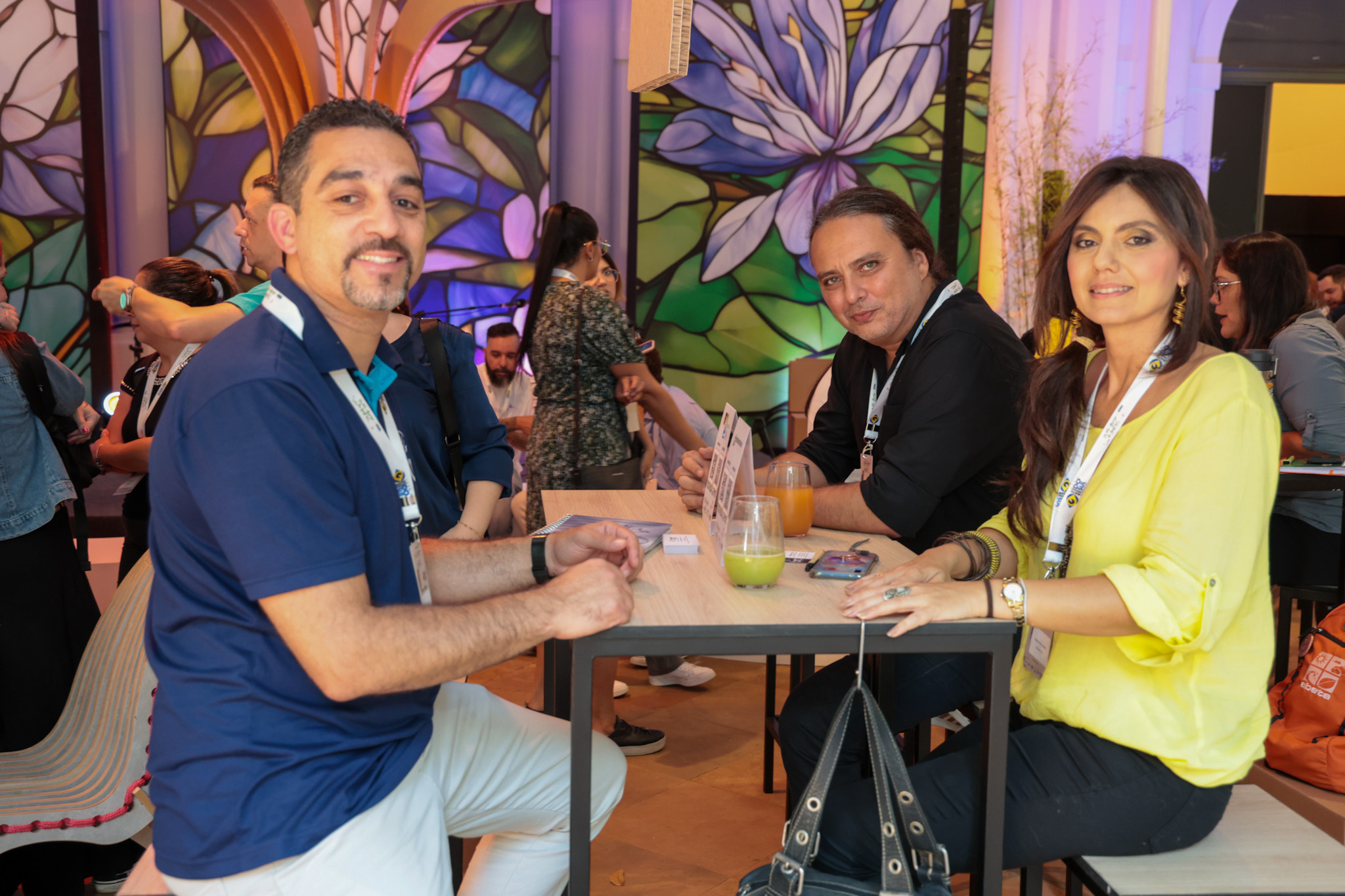 Thiago Martinez, da BRT, Ricardo Braga Campos, da Pousada Arte de Natureza, e Cristiane Maria Carezzato, da Natureza Tour