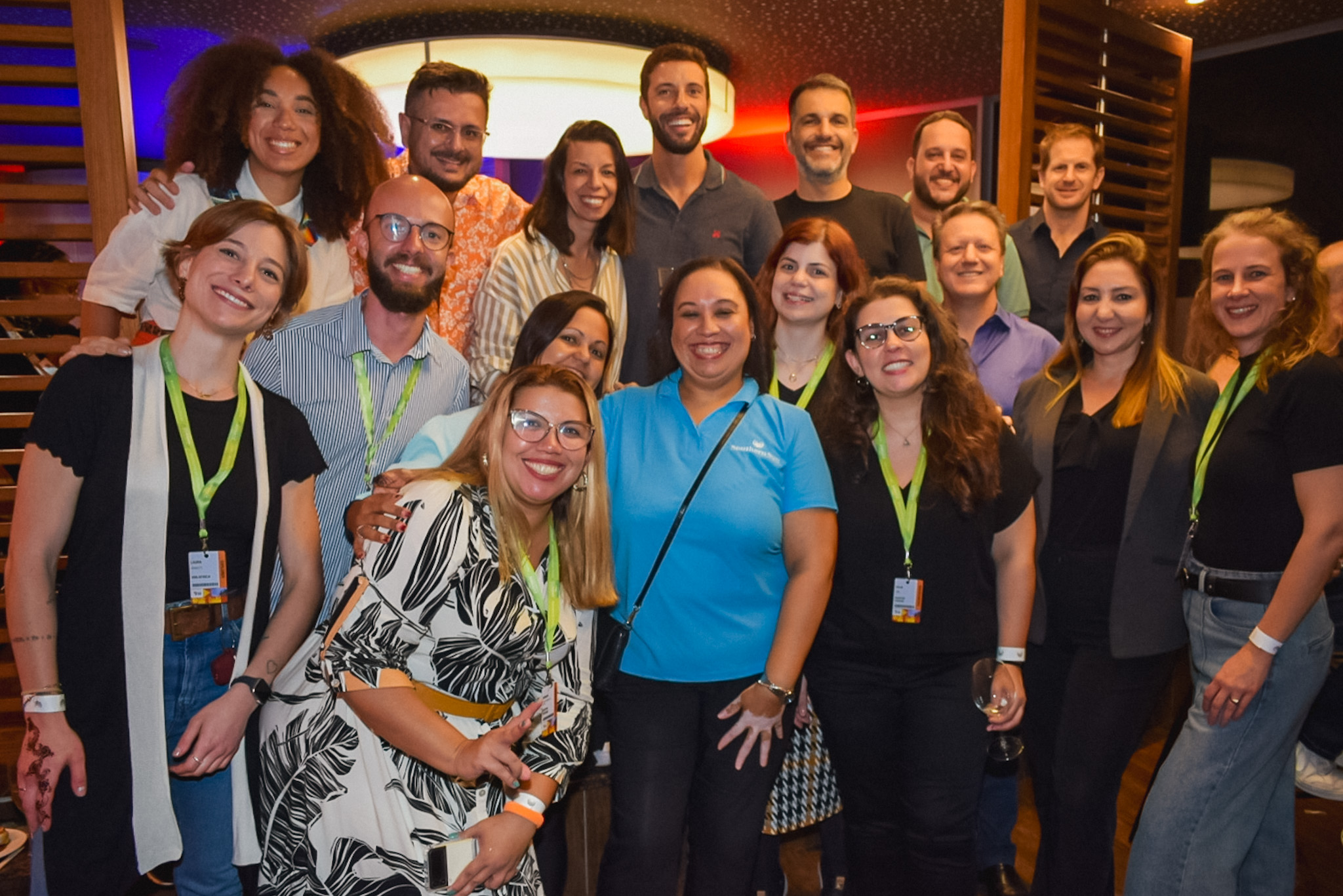 Trade brasileiro foi recebido com festa no hotel Southern Sun