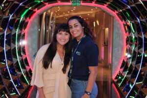 Vanessa Weber, da NCW e Elizangela Silva, da MSC