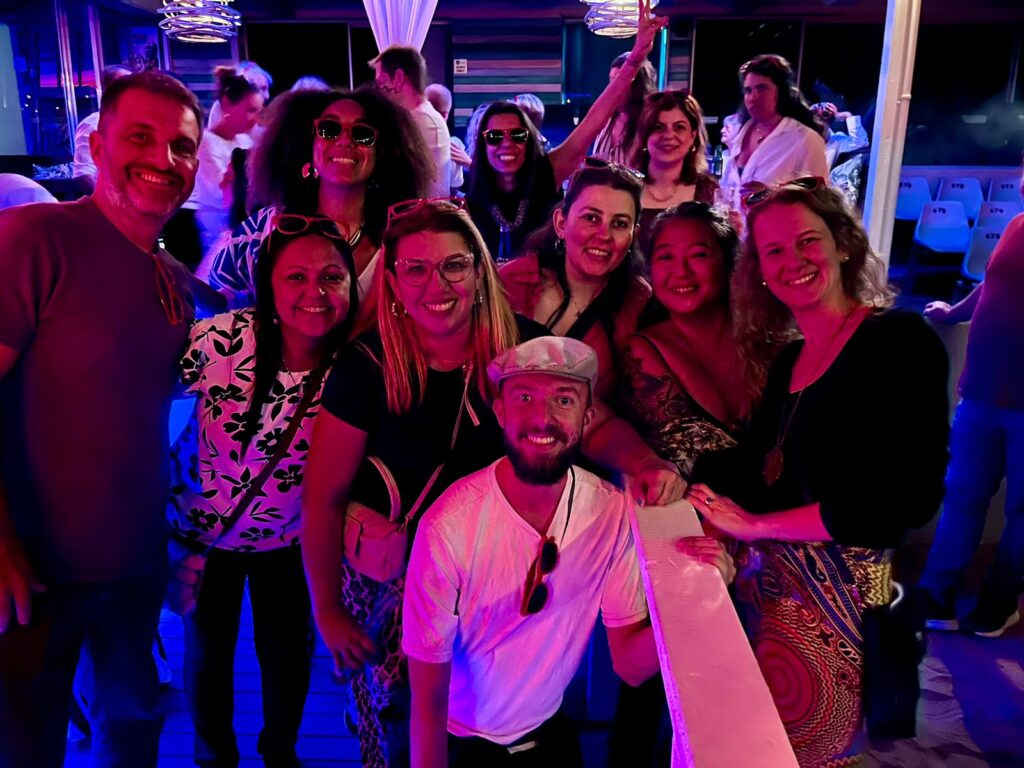 Delegação brasileira em festa na África do Sul