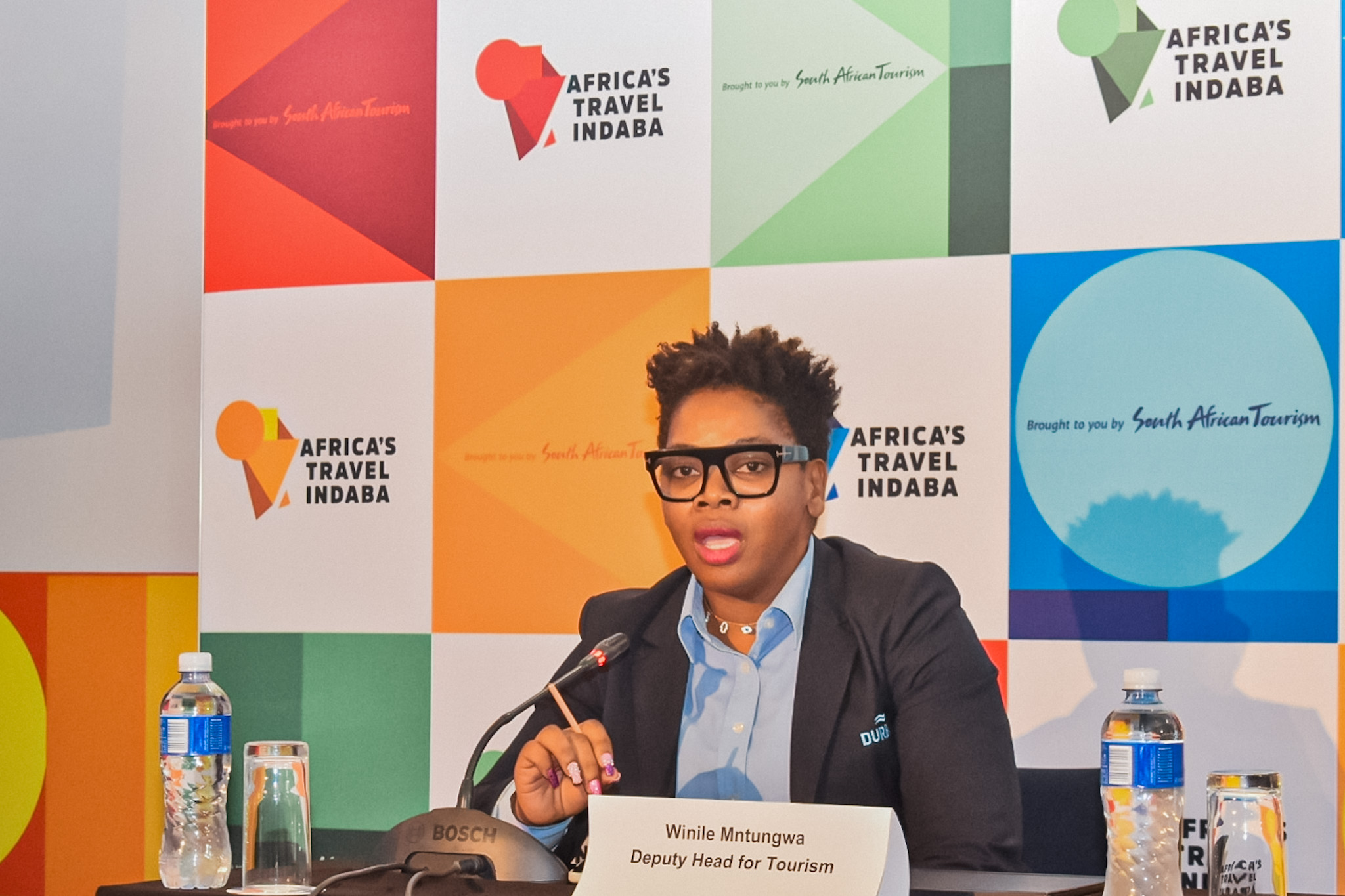 Winile Motungwa, secretaria adjunta de Turismo de Durban Winile Motungwa, secretaria adjunta de Turismo de Durban