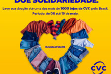 CVC lança campanha de doações para ajuda solidária ao Rio Grande do Sul