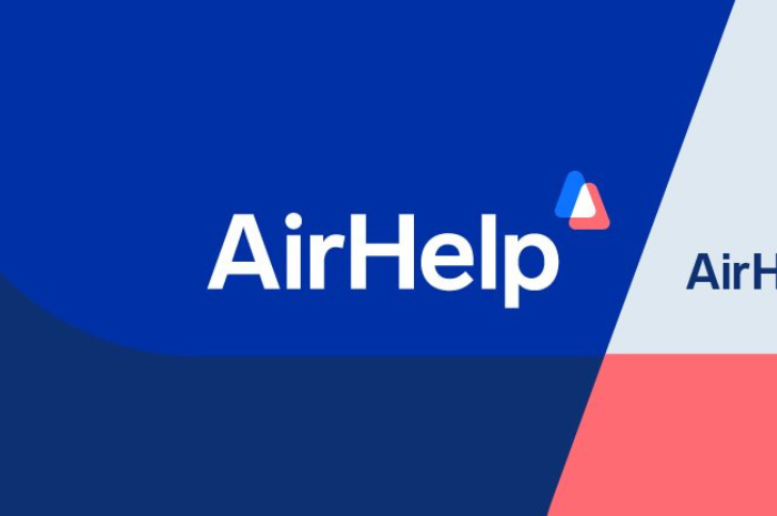 AirHelp cria novo plano para assistência de passageiros 1 Os planos da AirHelp+ oferecem ajuda aos passageiros que tiveram voos canecelados, desviados ou atrasados, além do extravio da bagagem (Reprodução/Brandfetch.com)