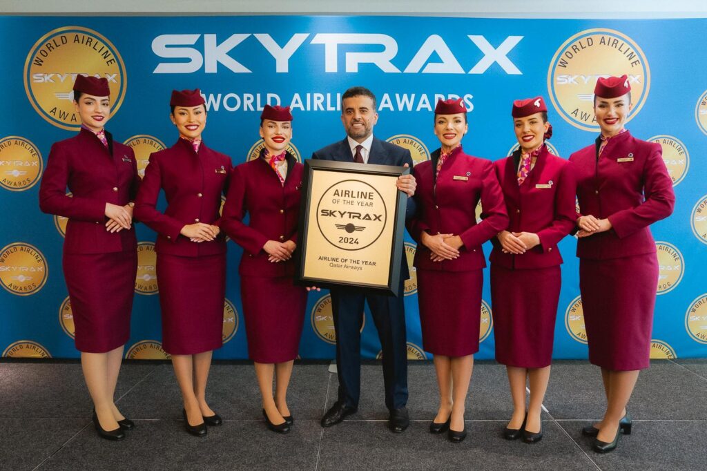 Qatar Airways celebra título de "Melhor Companhia do Mundo" pela oitava vez