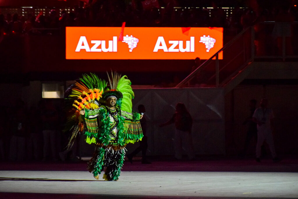 A Azul é uma das patrocinadoras oficiais
