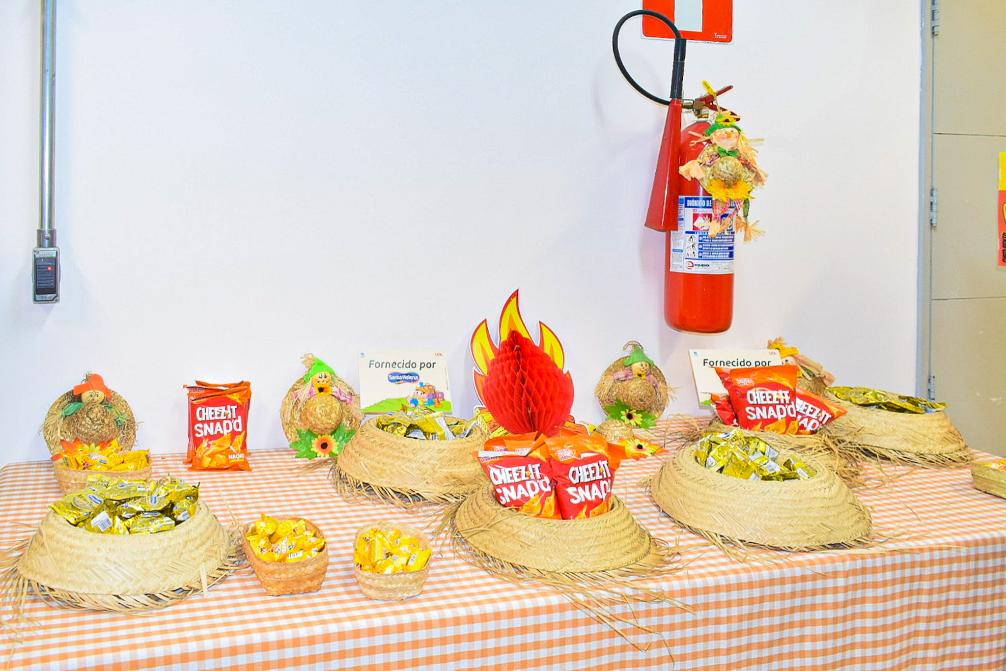 A Gol recebeu a imprensa com comidas típicas de festa junina A Gol recebeu a imprensa com comidas típicas de festa junina