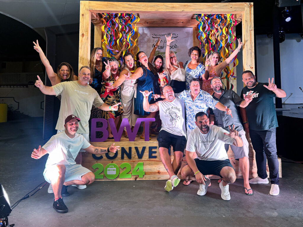 A festa foi animada e contou com a presença de todos os participantes