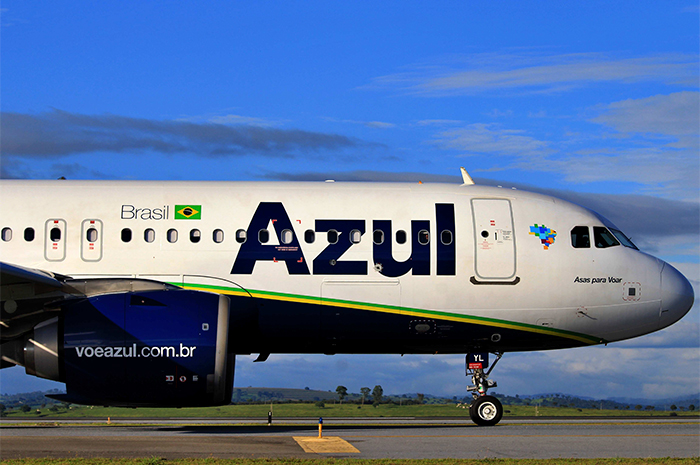 Azul amplia oferta de voos para Pelotas e Santa Maria de 28 para 55 frequências mensais 1 Companhia realizou mais de 15 mil voos conectando a cidade mineira aos dois principais hubs de conexão da aérea (Divulgação Azul/Cesar dos Reis)