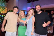 Adonai Filho, da BWT; Vanessa Esteves, diretora de Vendas do Costa do Sauípe; Camila Fumaco e Gabriel Cordeiro, da BWT