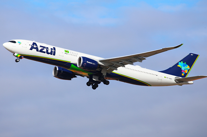 Voo inaugural entre Recife e Madri retorna após problema técnico e faz quase duas horas de voltas sobre o mar 1 Aeronave da Azul Linhas Aéreas (Divulgação/Azul)