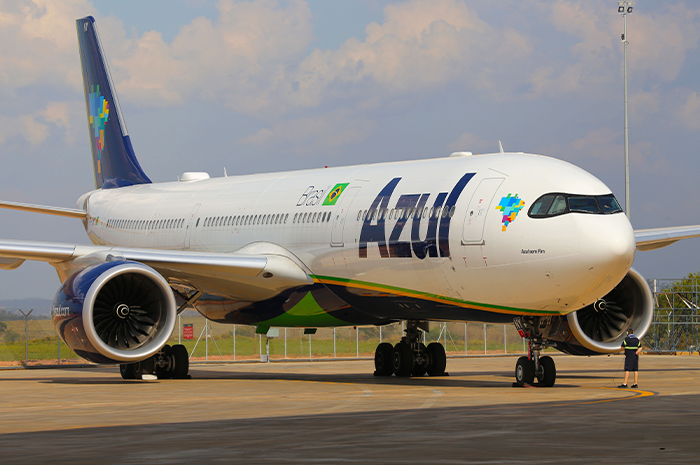 Azul registra quase 90% de ocupação nos voos para o São João de Caruaru 1 Aeronave da Azul Linhas Aereas DivulgacaoAzul 2 Azul registra quase 90% de ocupação nos voos para o São João de Caruaru