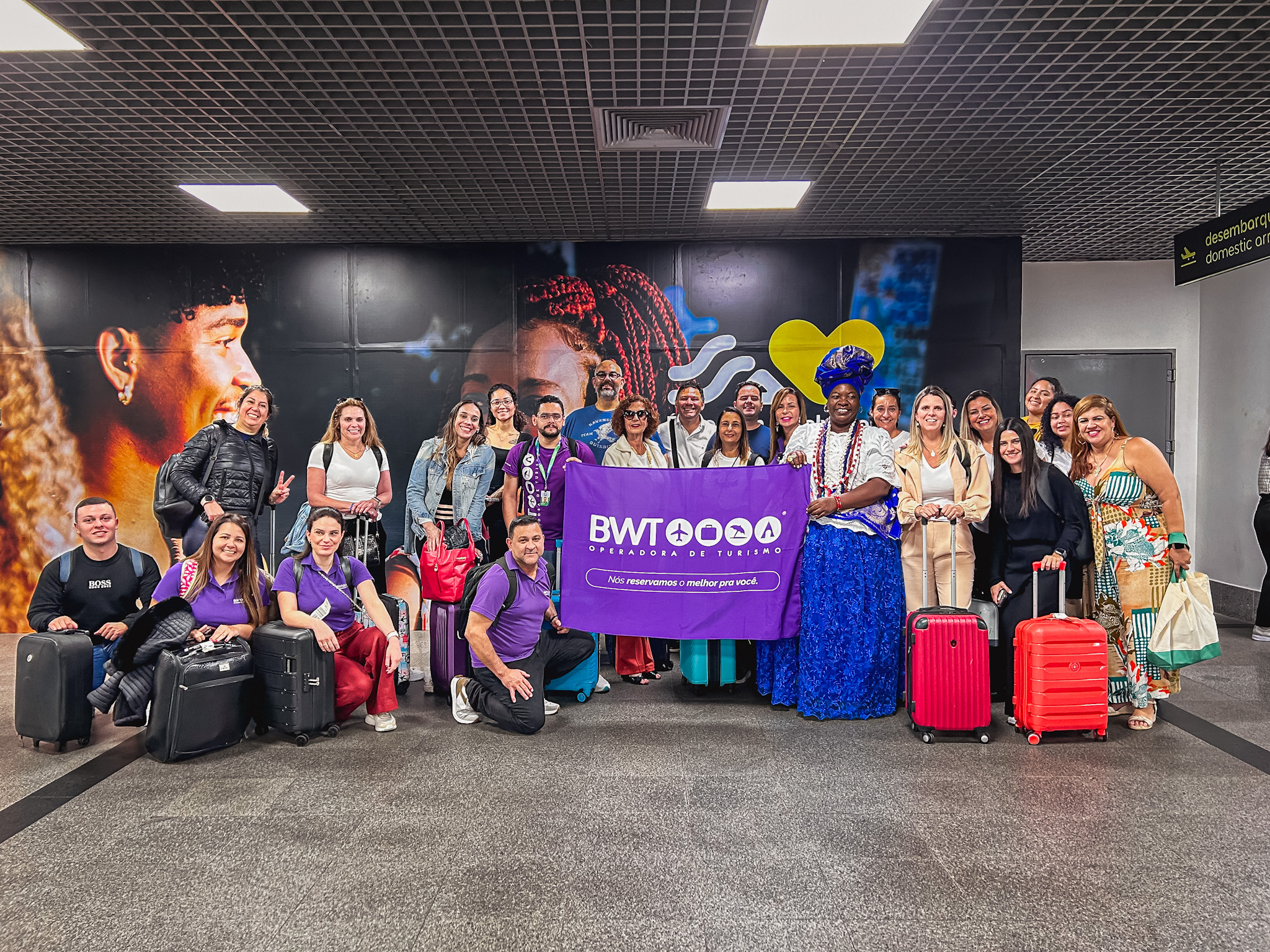 Agentes de viagens chegaram à Bahia para participar da Convenção BWT 2024 Agentes de viagens chegaram à Bahia para participar da Convenção BWT 2024