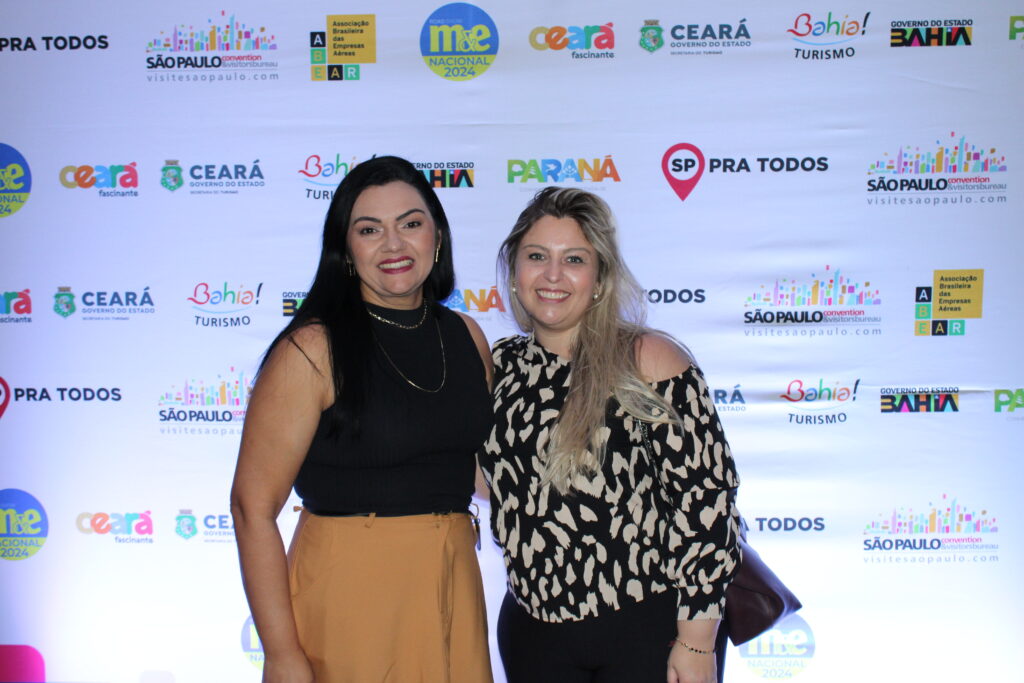 Aline Casalli, do Royal Tulip e Barbara Carneiro, da Hotelaria Brasil