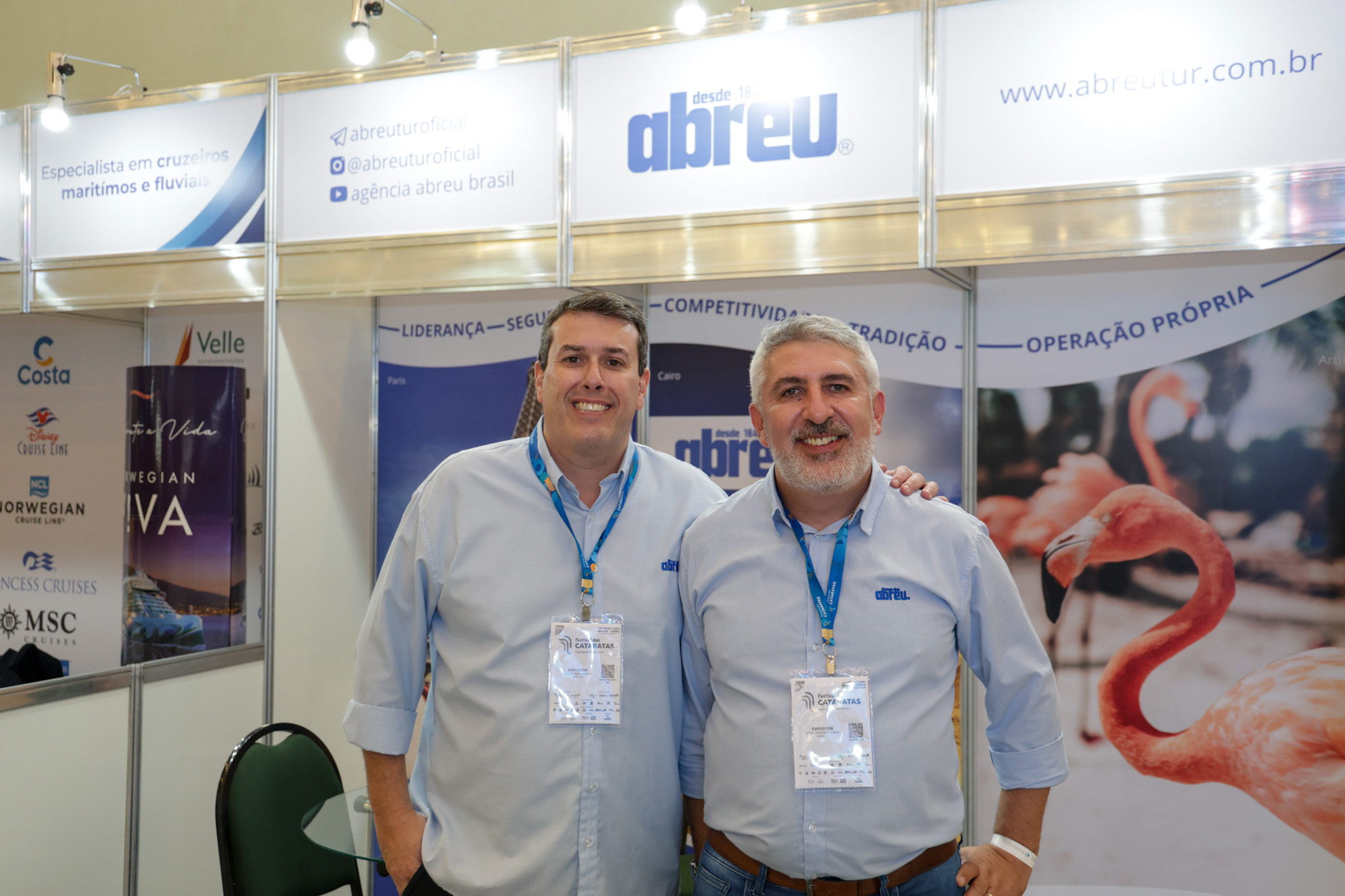 André Bernardes e José Carlos, da Abreu