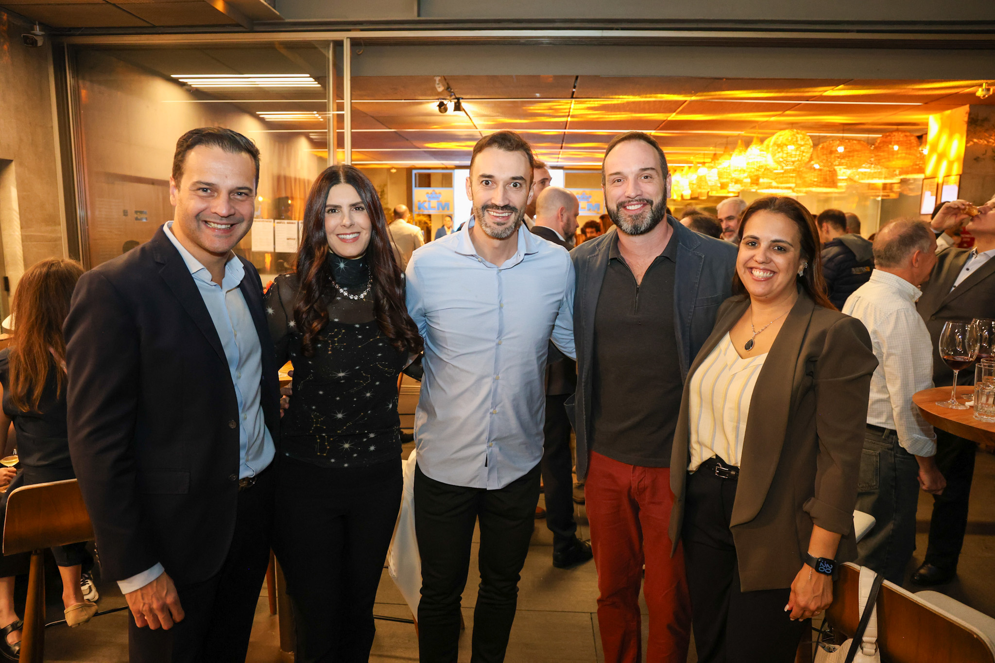 André Sanajoti, da Confiança; Flávia Pirola, da Tyller; Rafael Monteiro, da CNT; Anderson Salva e Roberta Mazzini, da Tyller