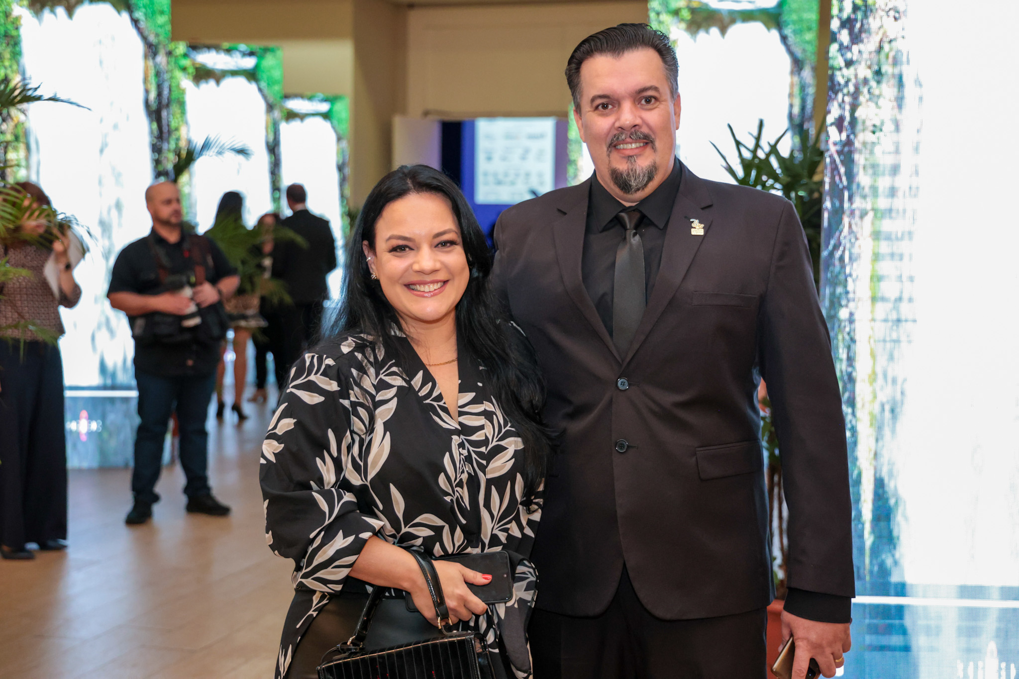 Aninha Santos Lima, vereadora de Medianeira-PR, com o esposo Michael Barreto Lima