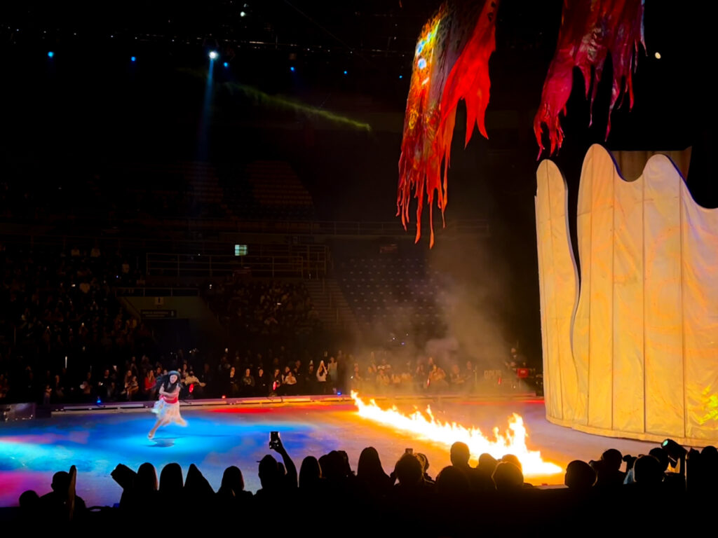 Apresentação da Moana, no Disney On Ice