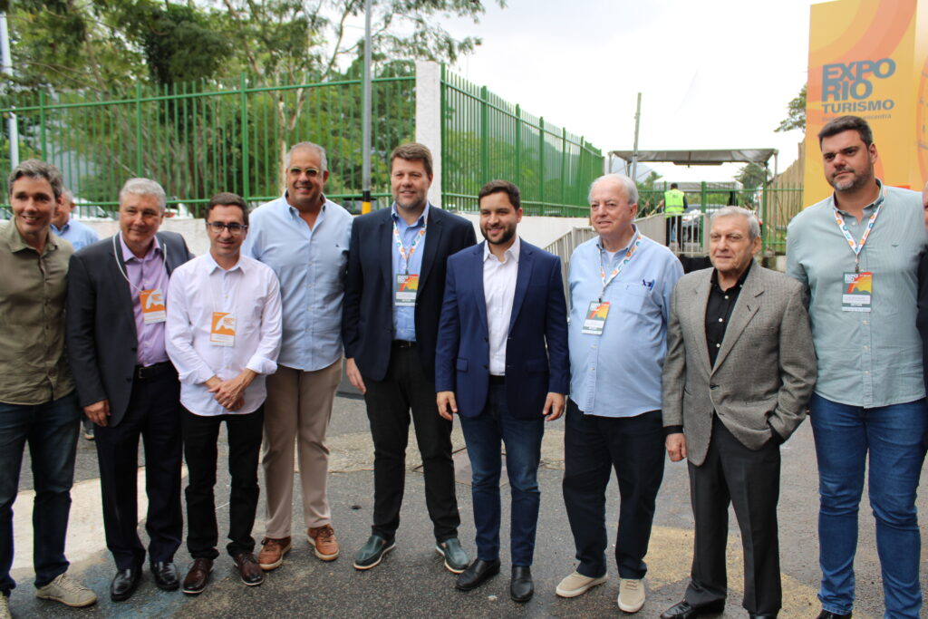 Autoridades e convidados na ExpoRio