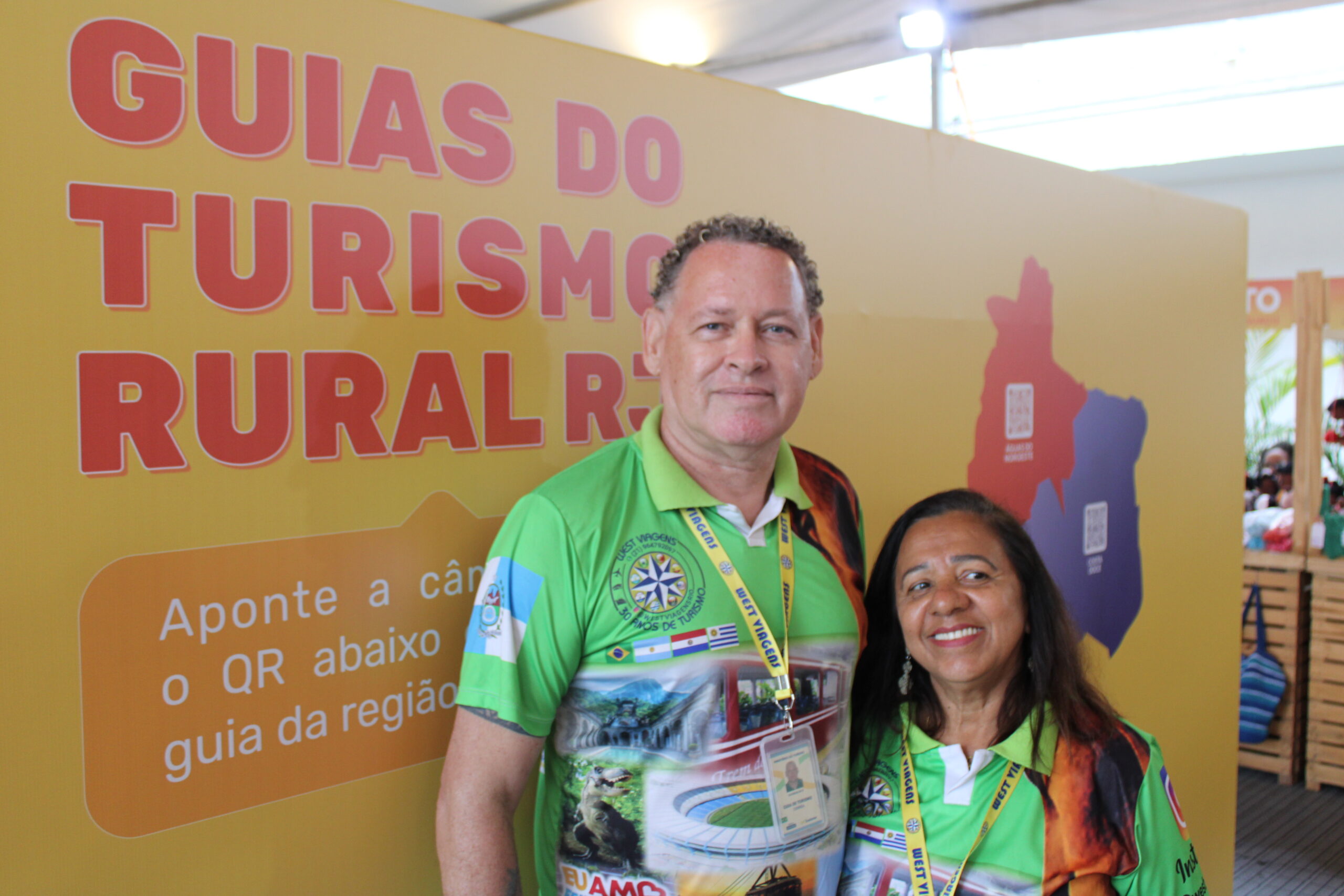Celso Corrêa e Fátima Storck, da West Viagens