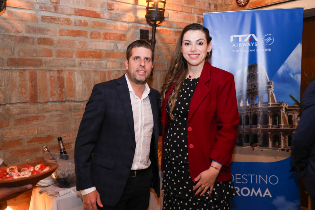 Daniel Castanho, da Ancoradouro e Thaís Morilhas, da ITA