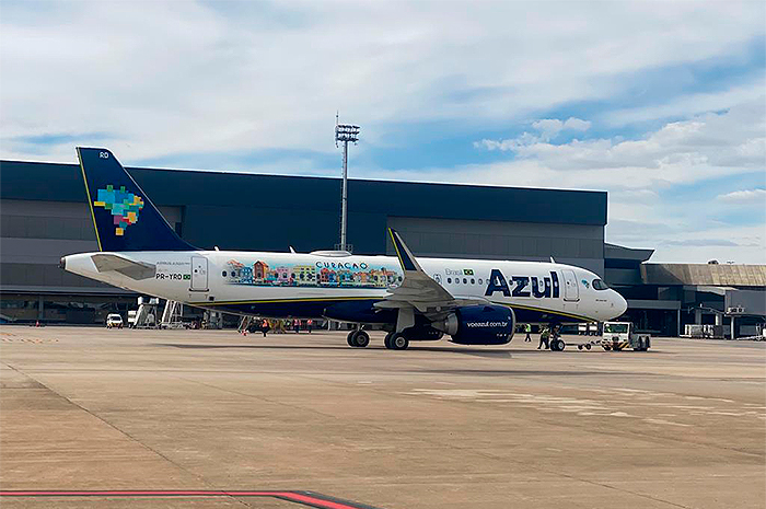Azul celebra um ano da rota BH-Curaçao e transporte de mais de 22 mil passageiros 1 (Divulgação/Azul)
