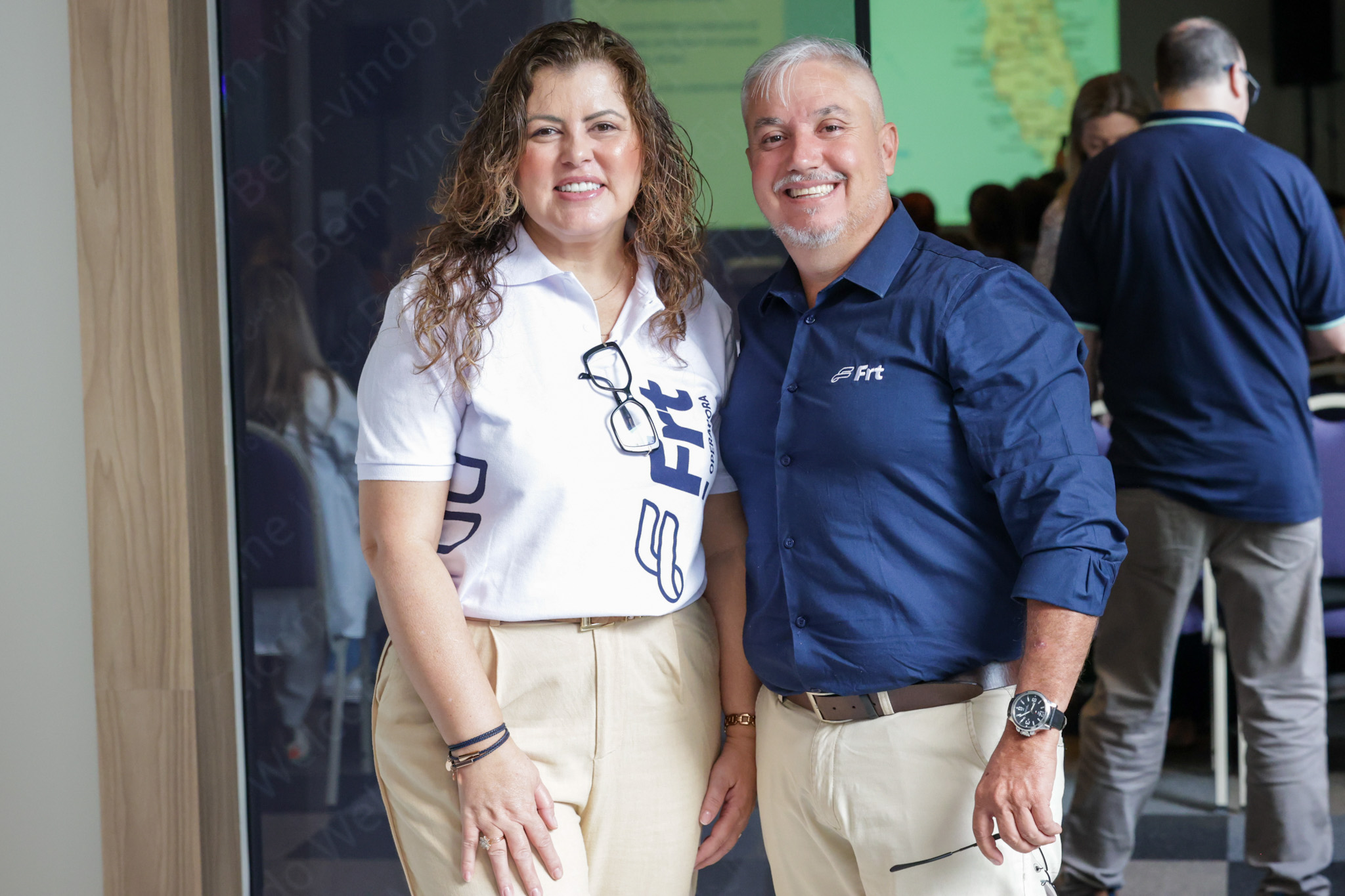 Elenice Gabriel e Marcelo Fonseca, da FRT Operadora Elenice Gabriel e Marcelo Fonseca, da FRT Operadora