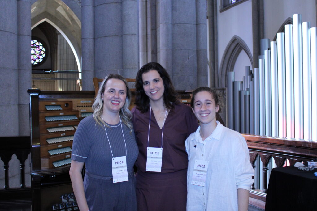 Ana Biselli, Aline Curti e Paloma Oliveira, equipe do Resorts Brasil