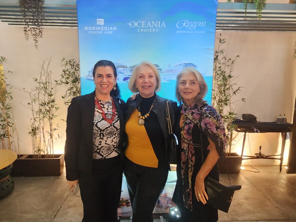 Fátima Bertran e Tânia Cesonis, Aloha Turismo , e Sheila Gubert, Today Tour