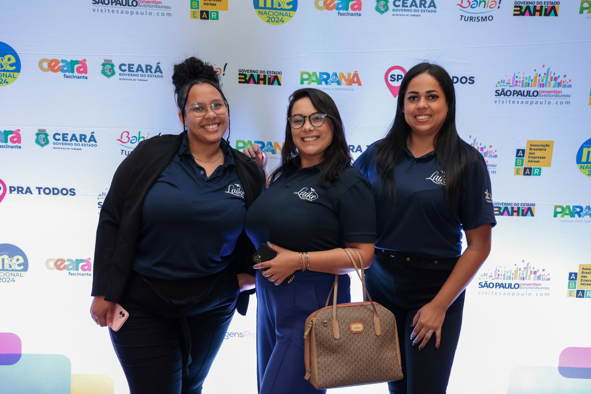 Gabriela Gois, Cintia Donato e Yanka Machado, da Laike Turismo Gabriela Gois, Cintia Donato e Yanka Machado, da Laike Turismo