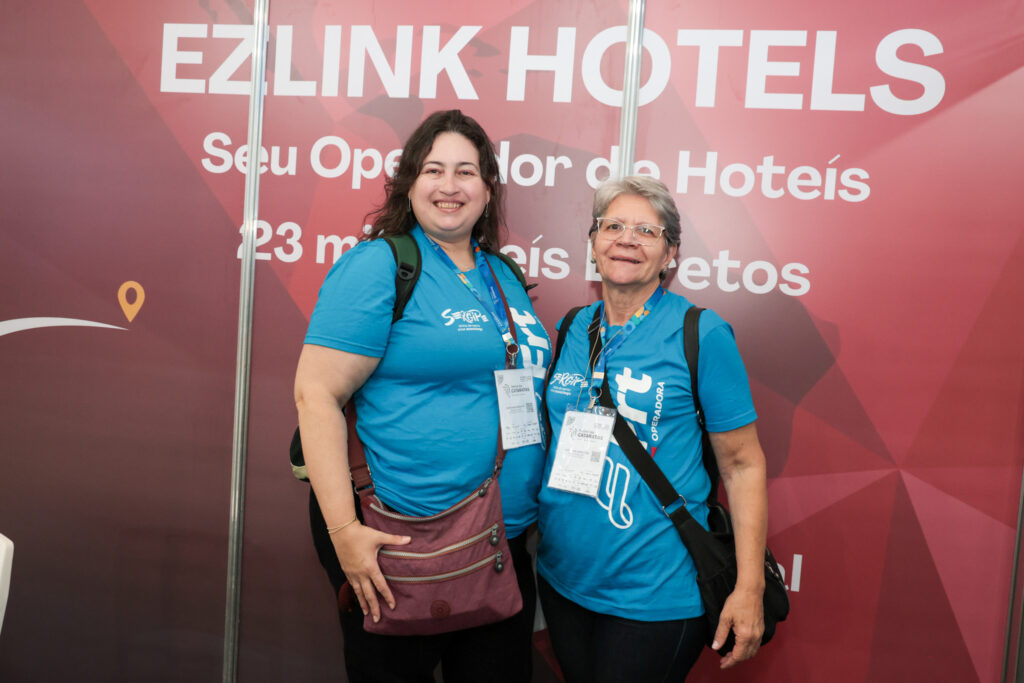 Gislaine Xavier, Findout Brazil e Mara Witzel, da Witzel Reis Turismo