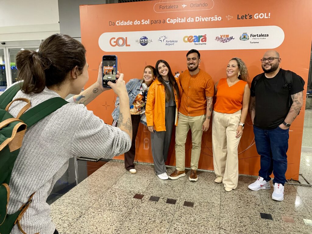 Influenciadores da Gol/Smiles no lançamento do voo