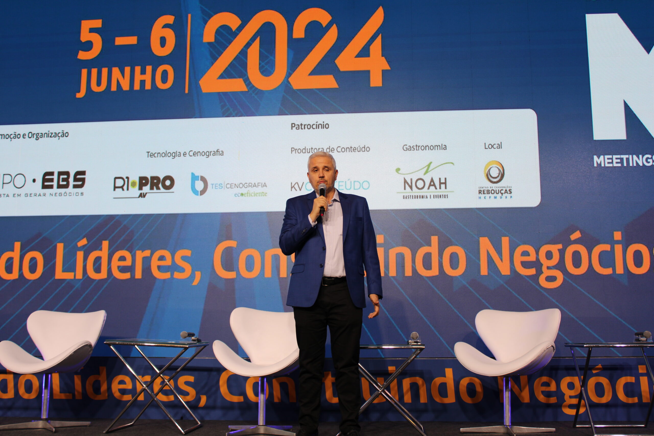Marcello Baranowsky, CEO do Grupo EBS, abriu a feira nesta quarta-feira (05) Marcello Baranowsky, CEO do Grupo EBS, abriu a feira nesta quarta-feira (05)