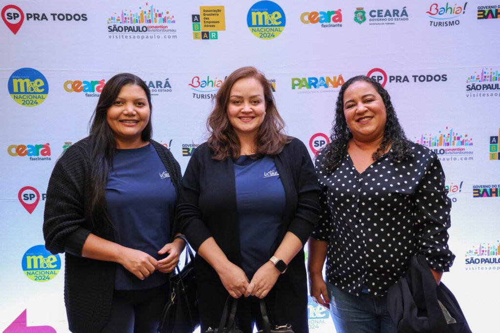 Isabel Silva e Raquel Delfstra, da IR Tour com Milena Fátima, da Mile Artes