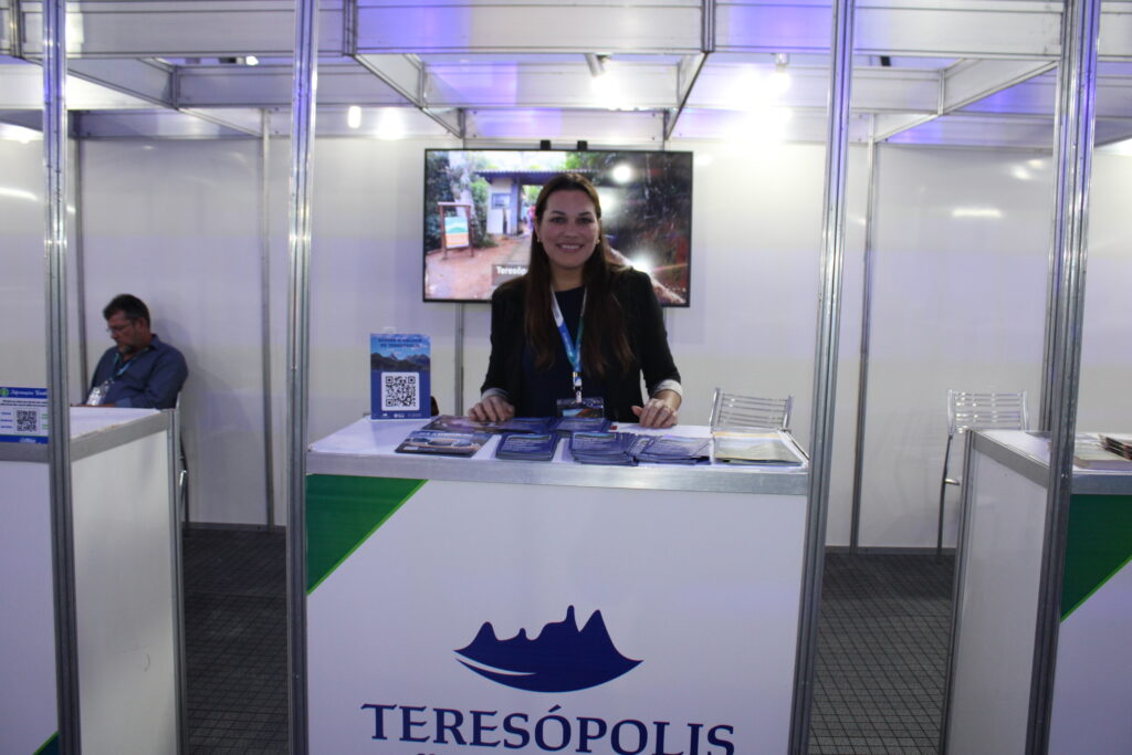 Juliana Rocha, do estande Teresópolis Juliana Rocha, do estande Teresópolis