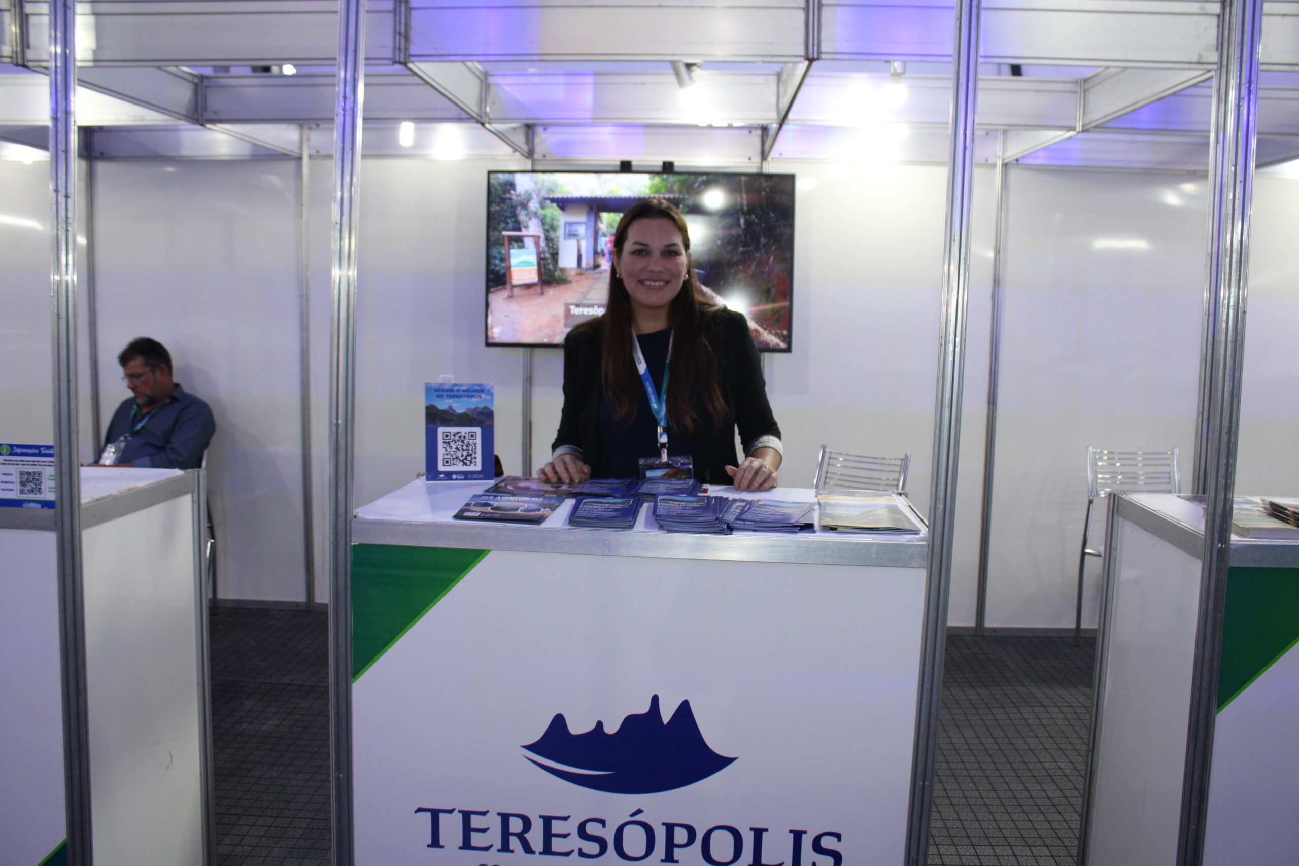 Juliana Rocha, do estande Teresópolis Juliana Rocha, do estande Teresópolis
