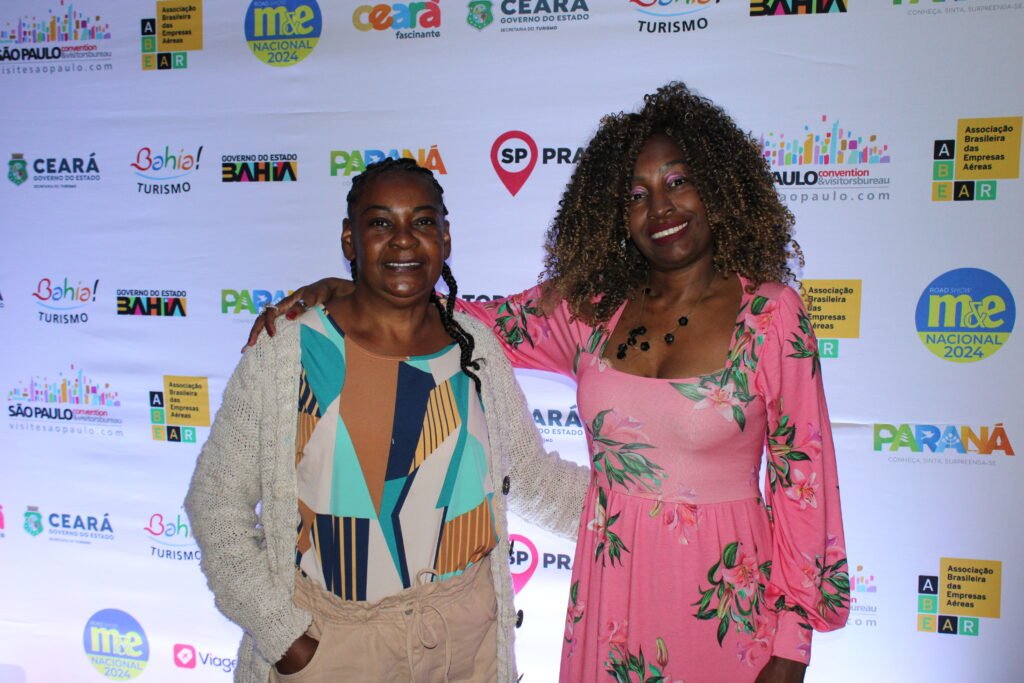 Lúcia de Cássia, da Lúcia Turismo e Ana Claudia, da Agencia JA Turismo