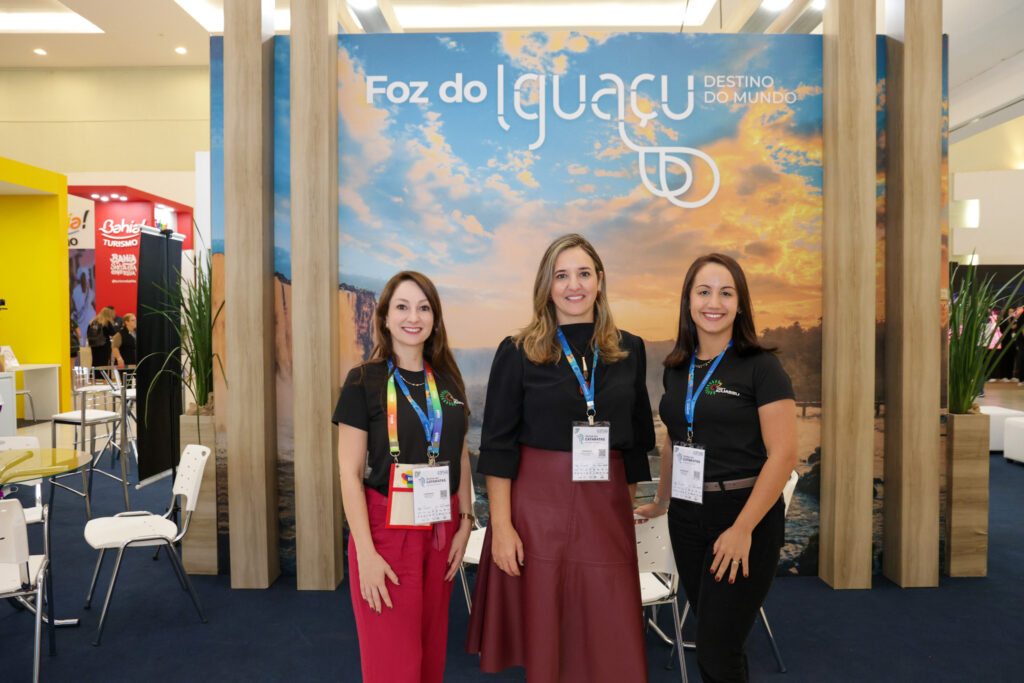 Maira Dalon, Elaine Tenerello e Evên Motta, do Visit Iguassu Maira Dalon, Elaine Tenerello e Evên Motta, do Visit Iguassu