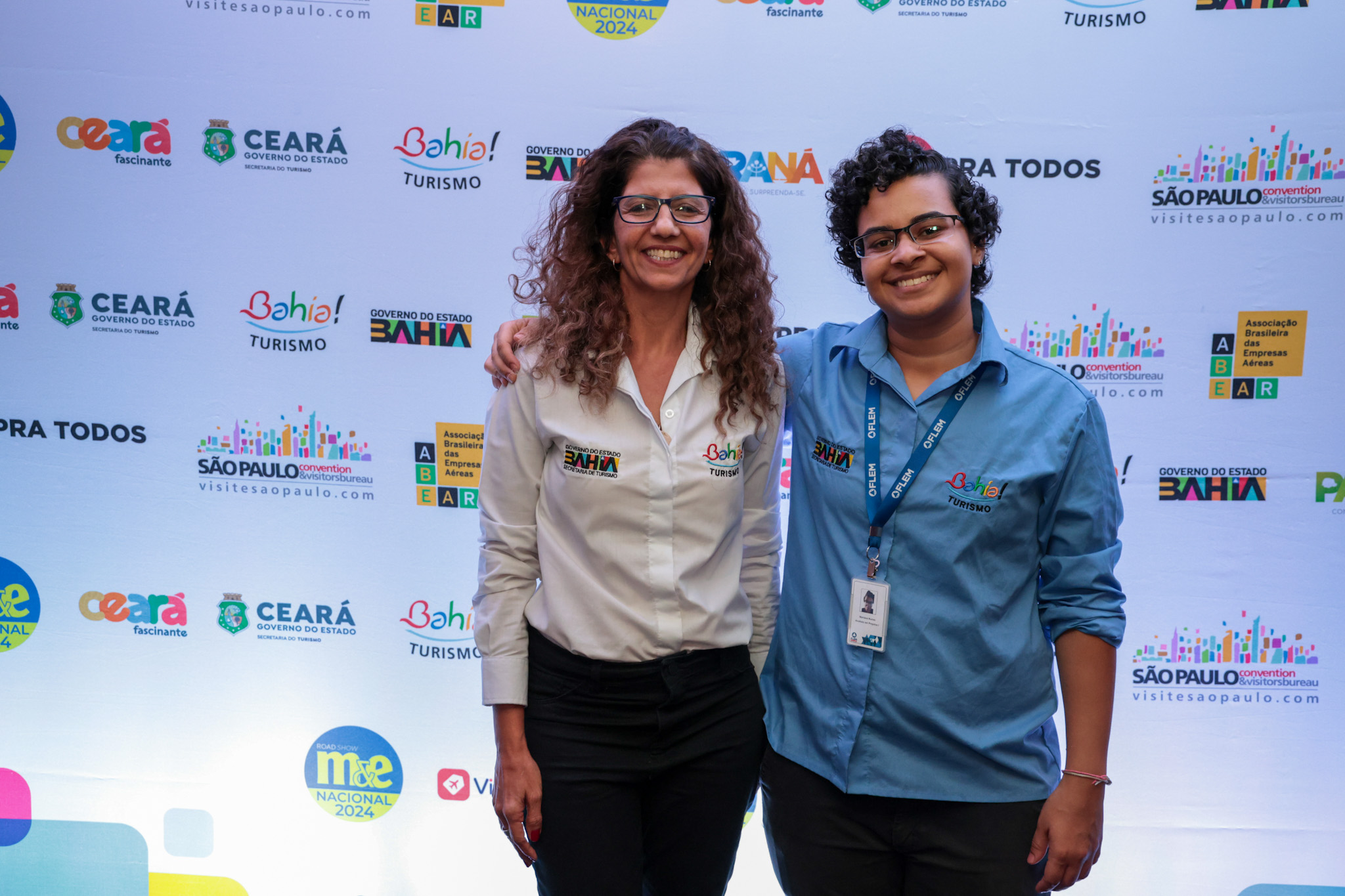 Maria Cristina Brito e Marina Nunes, da Setur-BA Maria Cristina Brito e Marina Nunes, da Setur-BA