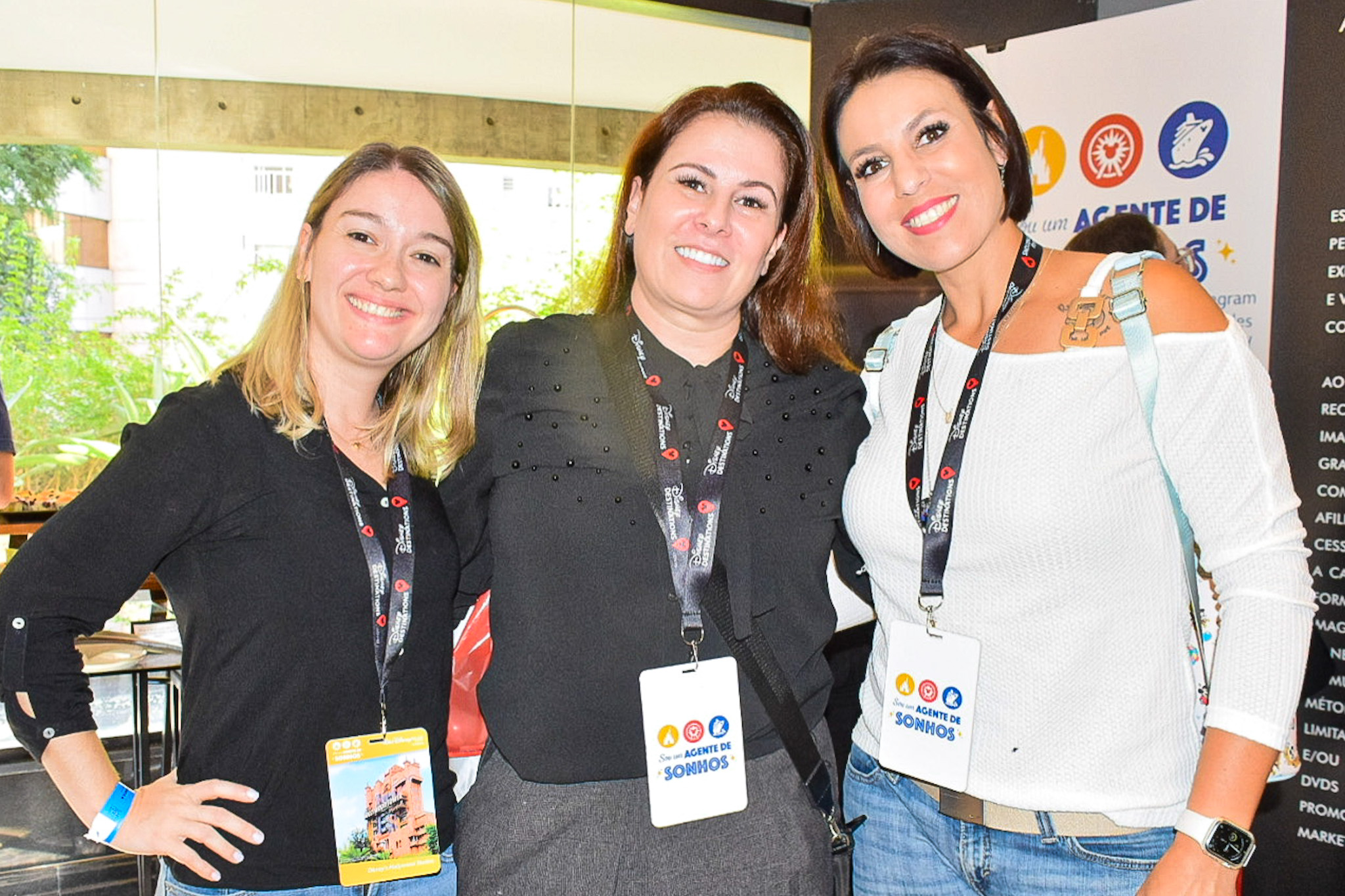 Marina Brunella, da MBC; Kelly Urbano, da Urbano em Orlando; Vanessa Prado, da Orlando com Van