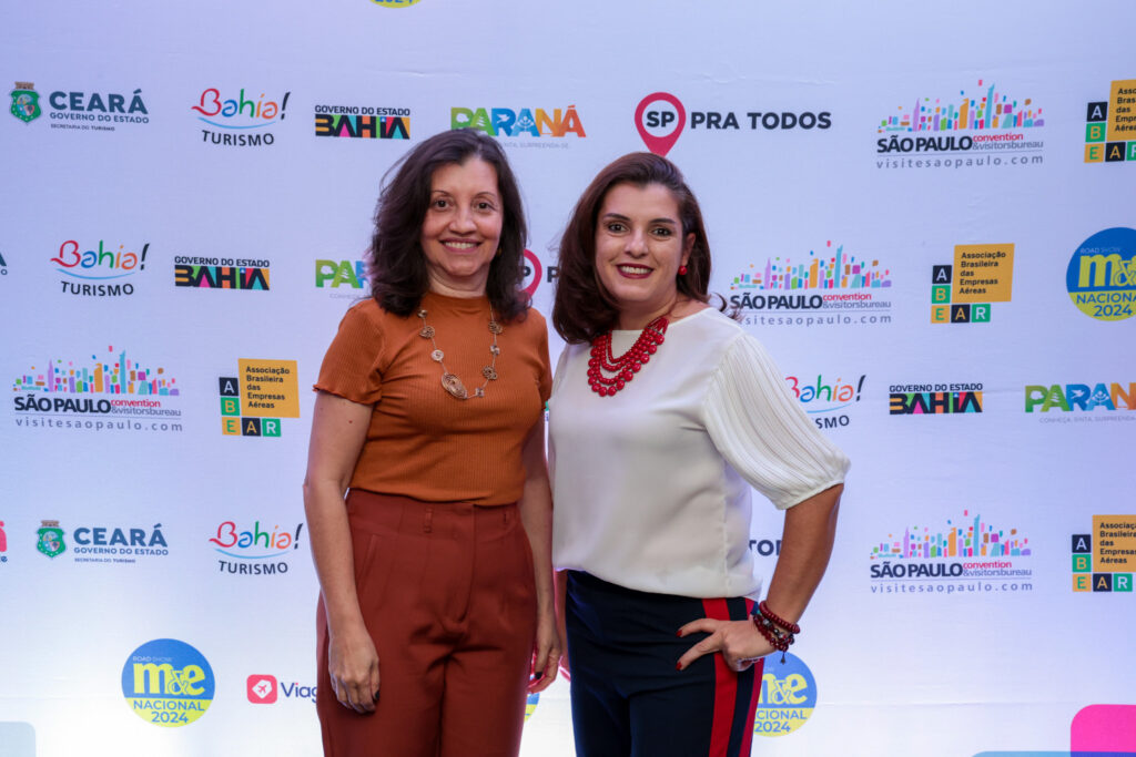 Marisa Sandes, da Roteiro Livre Viagens e Alessandra Peres, da Consultoria e Viagens