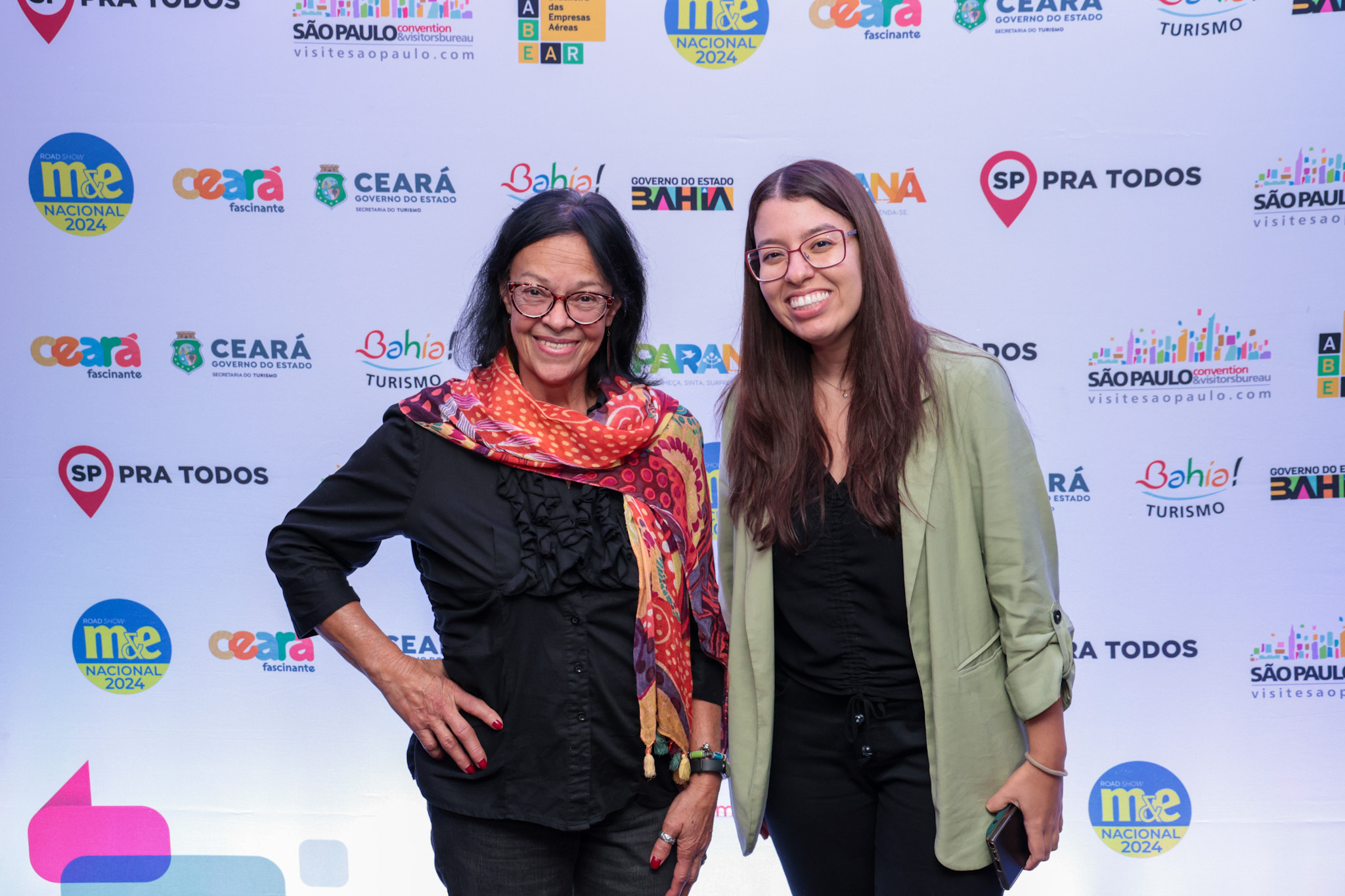 Mazia Karnopp, da Kartour Viagens e Ana Clemente, da Setur-SP Mazia Karnopp, da Kartour Viagens e Ana Clemente, da Setur-SP