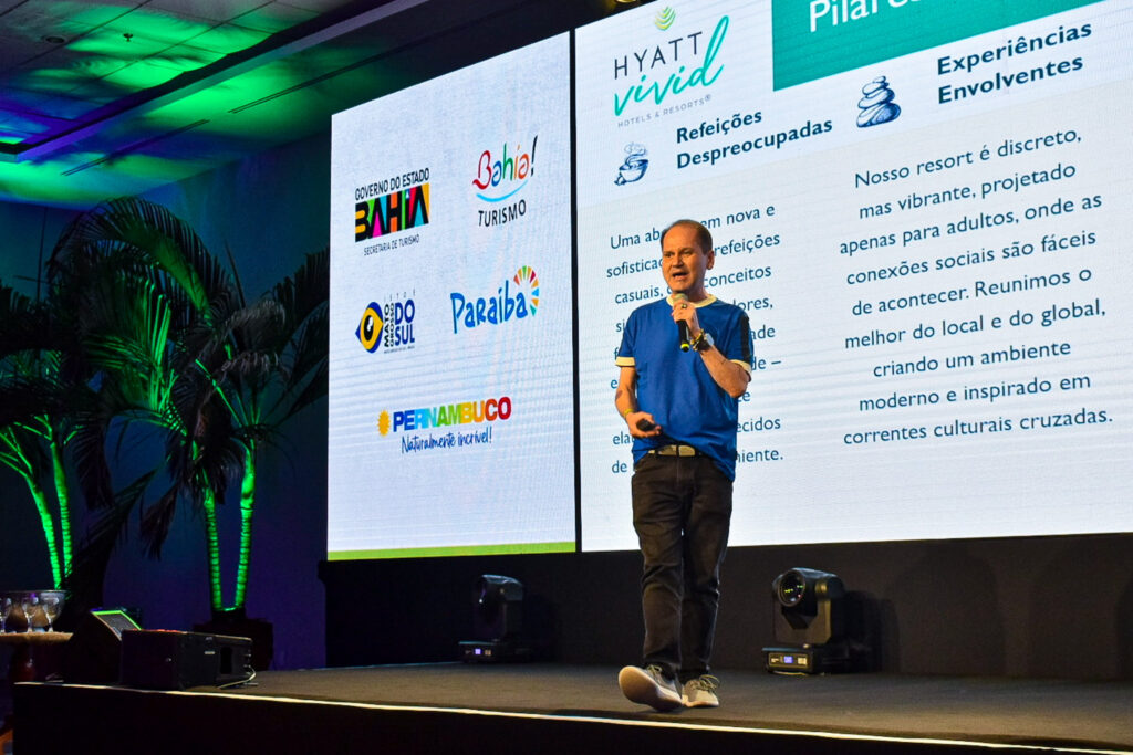 Ney Neves, representando rede Hyatt