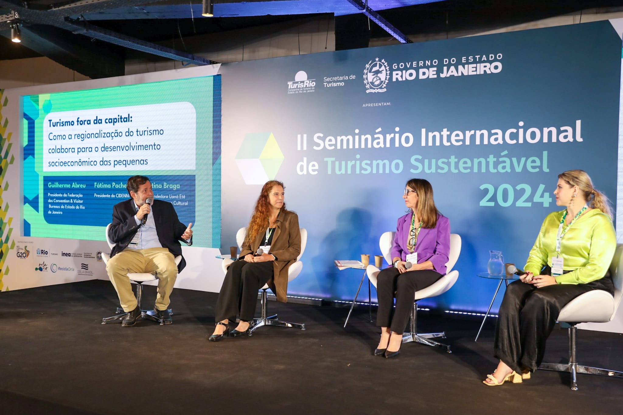 Seminário Internacional debate a importância do turismo sustentável 2 O painel Turismo fora da capital como a regionalizacao do turismo colabora para o desenvolvimento socioeconomico das pequenas e medias cidades Credito Joao Miguel Junior Seminário Internacional debate a importância do turismo sustentável