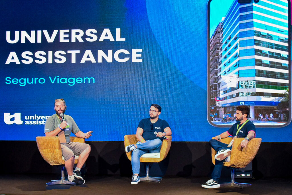 Painel da Universal Assitance, mediado por Gabriel Cordeiro, sócio da BWT