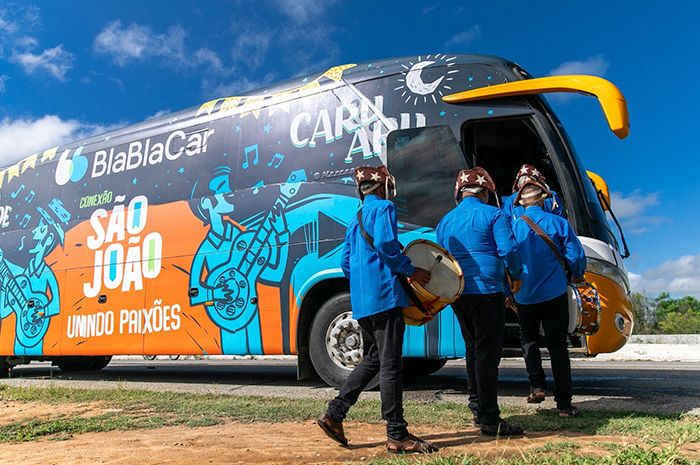BlaBlaCar oferece passagens por menos de R$ 1 na rota Caruaru-Campina Grande 1 Parte da campanha “Duas Cidades- Uma Paixão”, entre os dias 6 e 30 de junho serão disponibilizadas 500 passagens para embarques durante o mês de junho (Divulgação_Bla bla car)