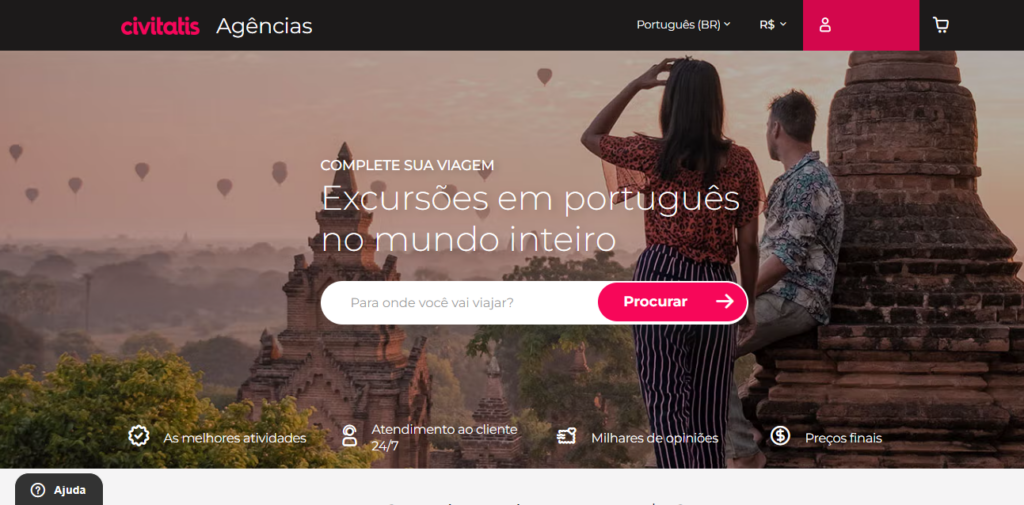 Plataforma de Agencias Brasil 1 Sete benefícios da Plataforma de Agências da Civitatis