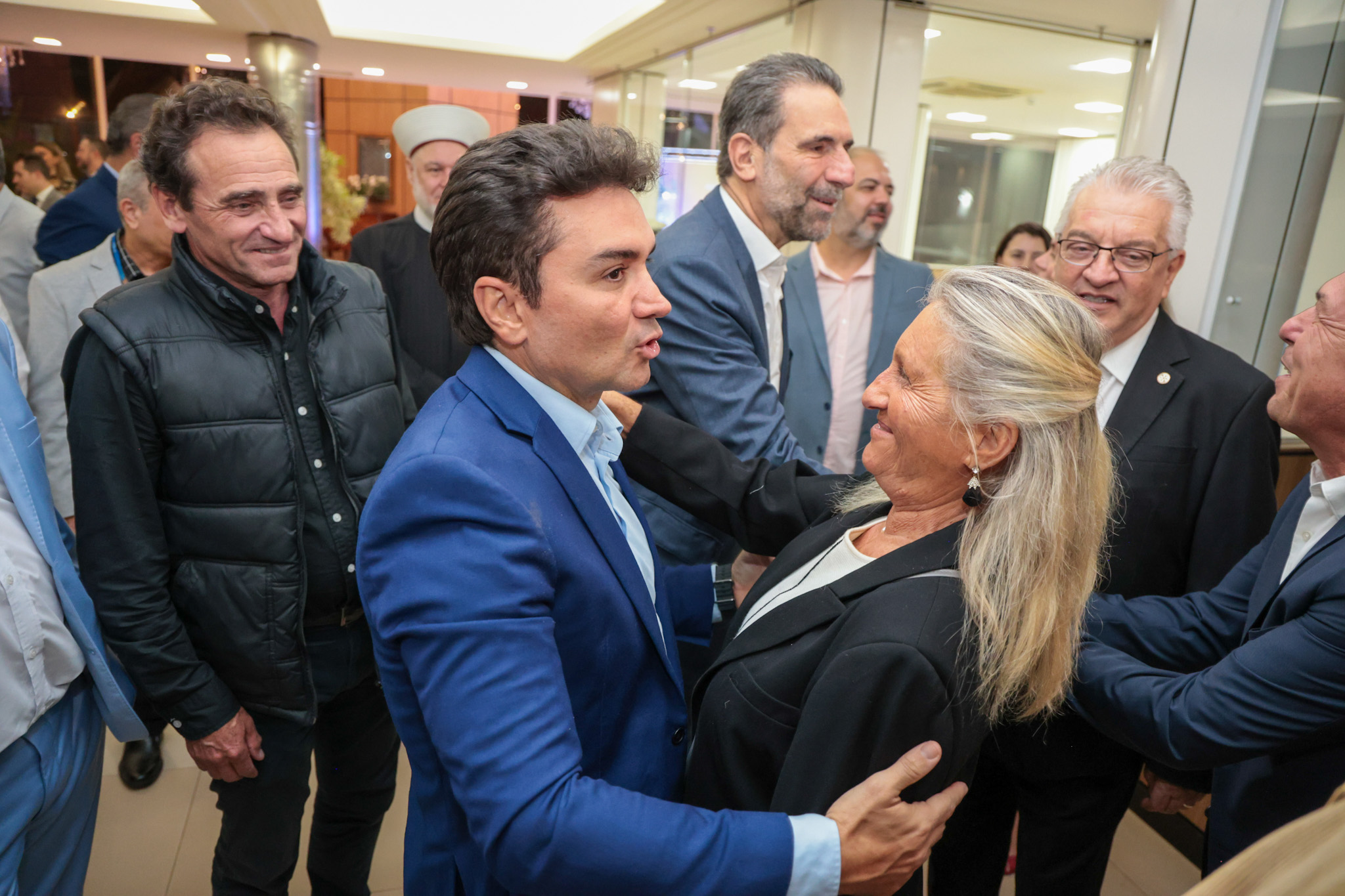 Rosa Masgrau, do M&E, com o ministro Celso Sabino