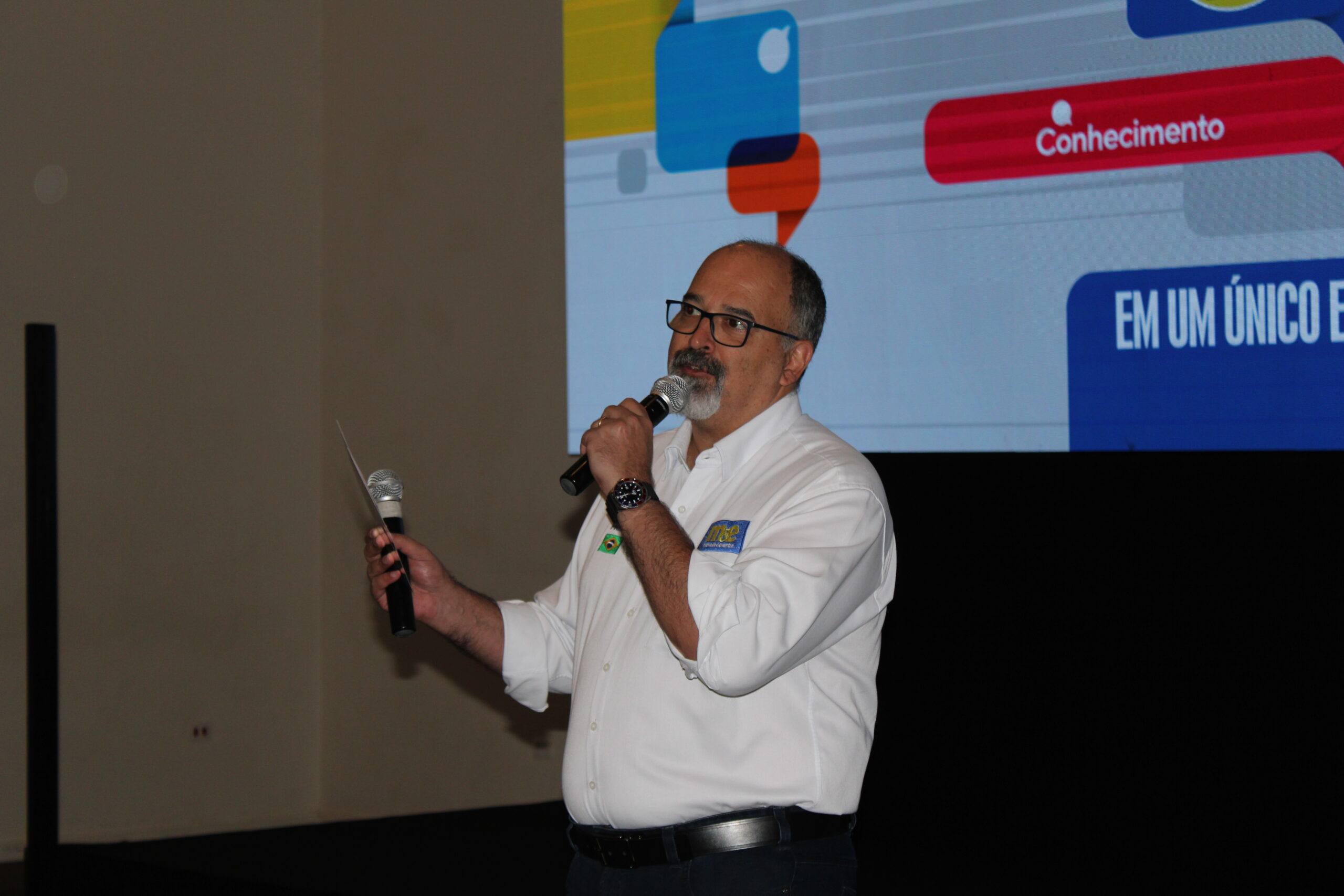 Sérgio Gouvea, da Promo, abriu o evento
