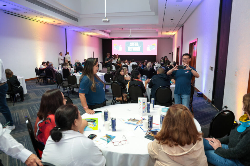 Speed Network durante o Roadshow M&E Etapa São Paulo